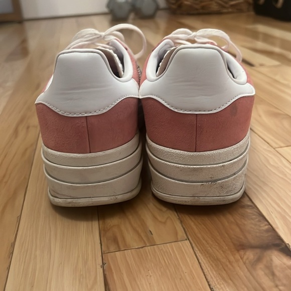 Adidas Gazelle Bold in Pink/White Suede Size 9 - Picture 9 of 10